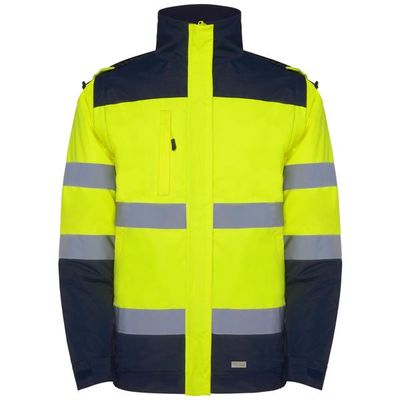Parka Alta Visibilidad Marino/Amarillo Fluor M