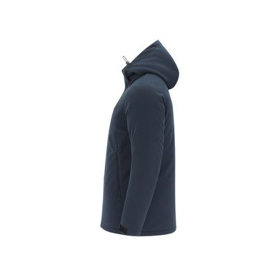 Parka unisex acolchada con capucha ajustable
