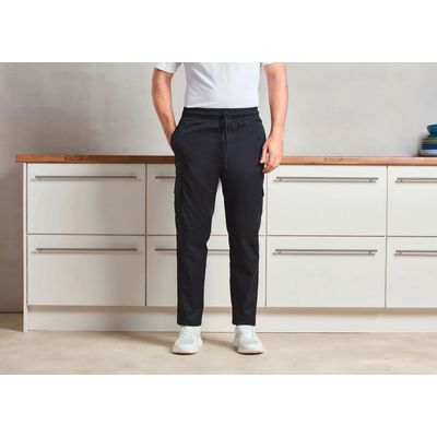 Pantalón de chef con cintura elástica