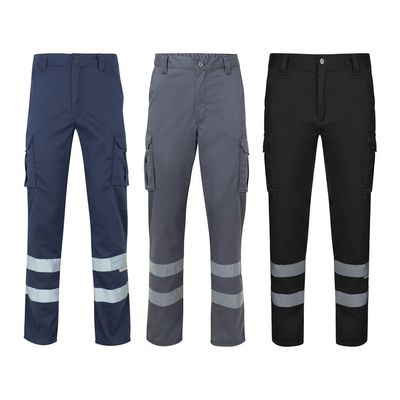 Pantalón elástico bicolor