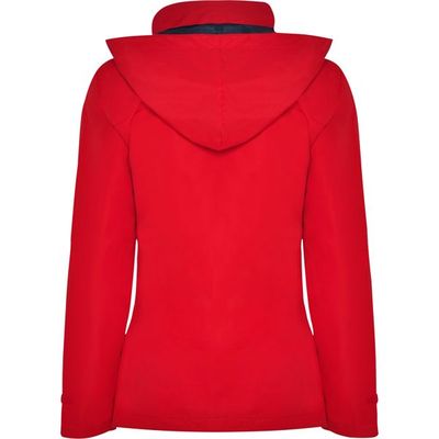 Parka mujer impermeable con capucha y bolsillos