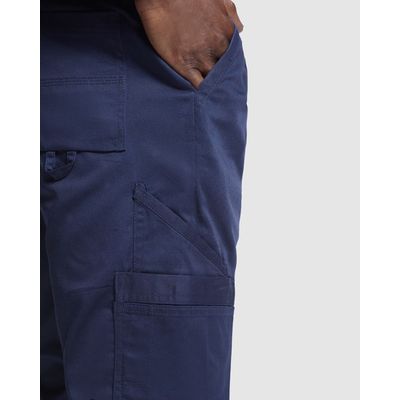 Pantalón Laboral Recto con Bolsillos