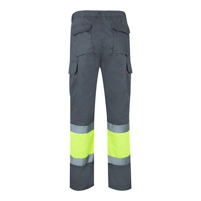 Pantalón multibolsillos con bandas reflectantes