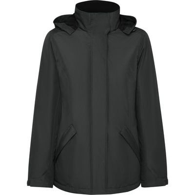 Parka impermeable para mujer Plomo Oscuro S