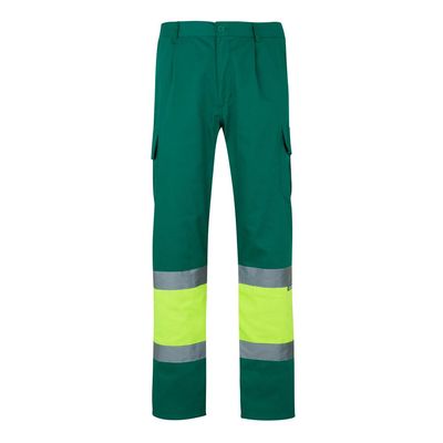 Pantalón multibolsillos con bandas reflectantes