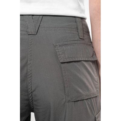 Pantalón ligero multibolsillos algodón mujer