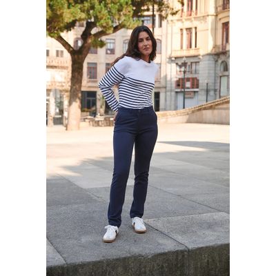 Pantalón chino stretch para mujer