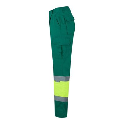 Pantalón multibolsillos con bandas reflectantes