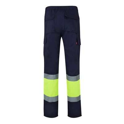 Pantalón multibolsillos con bandas reflectantes