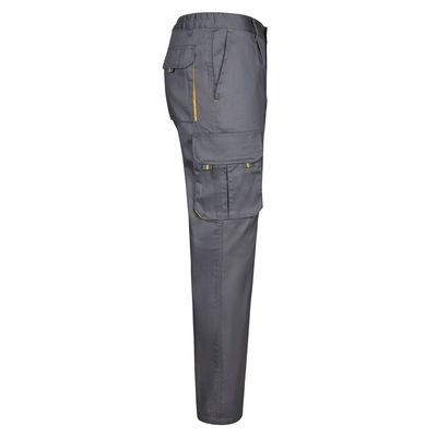 Pantalón sarga multibolsillos bicolor