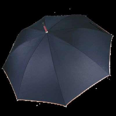 Paraguas clásico mástil de madera Navy / Beige