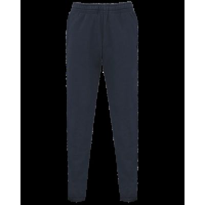 Pantalón de felpa de corte recto Navy L