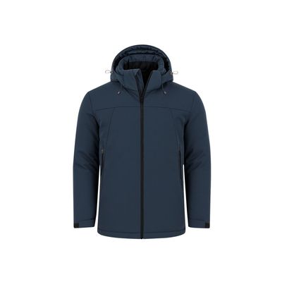 Parka unisex acolchada con capucha ajustable