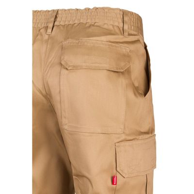 Pantalón multibolsillos con cintura elástica