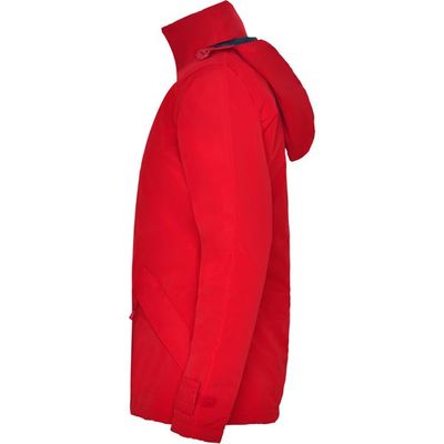 Parka mujer impermeable con capucha y bolsillos