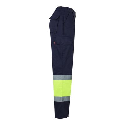 Pantalón multibolsillos con bandas reflectantes