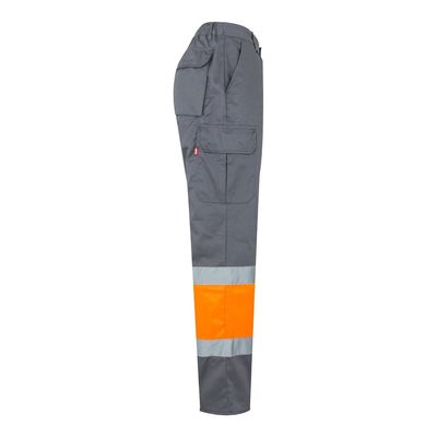 Pantalón multibolsillos con bandas reflectantes
