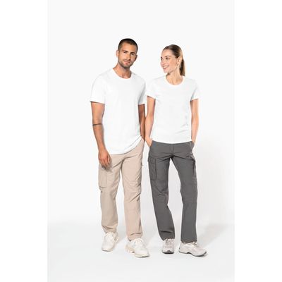 Pantalón ligero multibolsillos algodón mujer