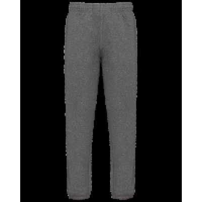 Pantalón de felpa de corte recto Grey Heather M