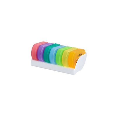 Pastillero semanal con 7 compartimentos