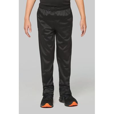 Pantalón de chándal infantil poliéster Black 4/6 Ans