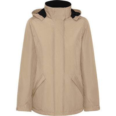 Parka impermeable para mujer Arena Oscuro Xl