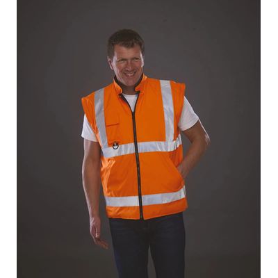 Parka alta visibilidad impermeable