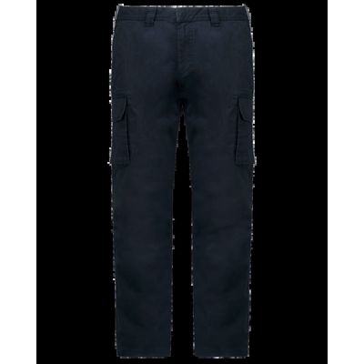 Pantalón multibolsillos algodón elastano envejecido Dark Navy 40 Fr