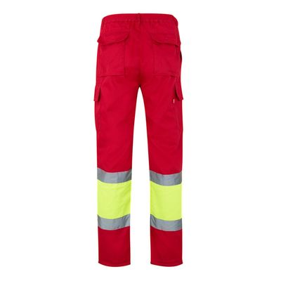 Pantalón multibolsillos con bandas reflectantes
