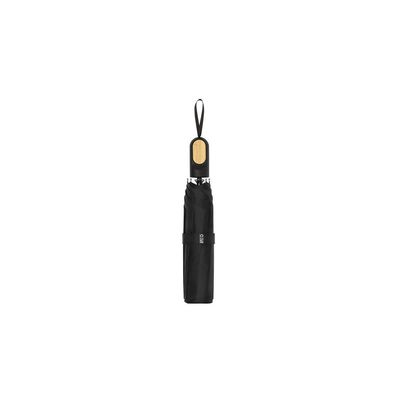 Paraguas Plegable RPET 97cm detalle Bambú Neg