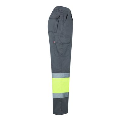 Pantalón multibolsillos con bandas reflectantes