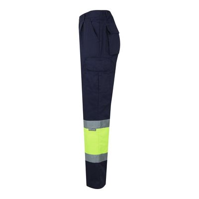 Pantalón multibolsillos con bandas reflectantes