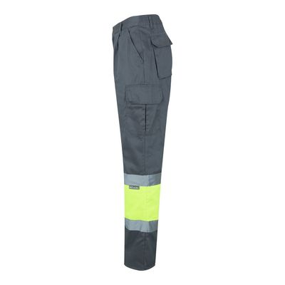 Pantalón multibolsillos con bandas reflectantes