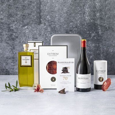 Pack Delicatessen Vino, Ibéricos, Chocolate y AOVE