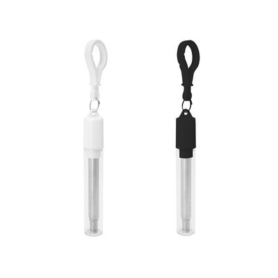 Pajita extensible reutilizable con estuche