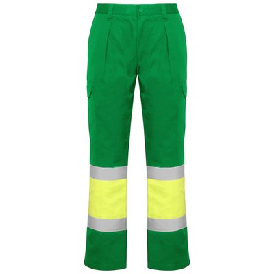 Pantalón Alta Visibilidad Invierno Verde Jardín/Amarillo Flúor 44