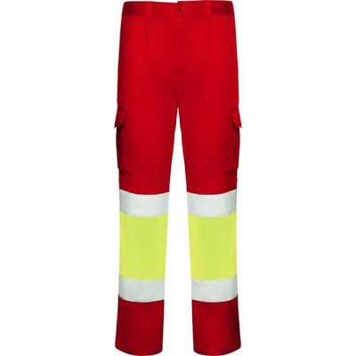 Pantalón Alta Visibilidad ROJO LABORAL/AMARILLO FLÚOR 42
