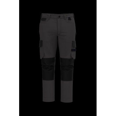 Pantalón bicolor de trabajo recto Dark Grey / Black 36 Fr