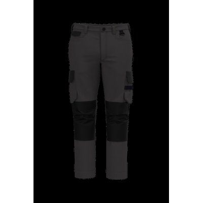 Pantalón bicolor de trabajo recto Dark Grey / Black 58 Fr