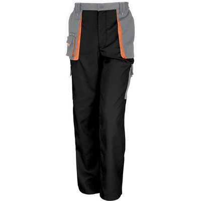 Pantalón con bolsillos cargo Black / Grey / Orange 40 UK
