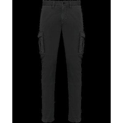 Pantalón cargo efecto lavado Washed Black 48 Fr