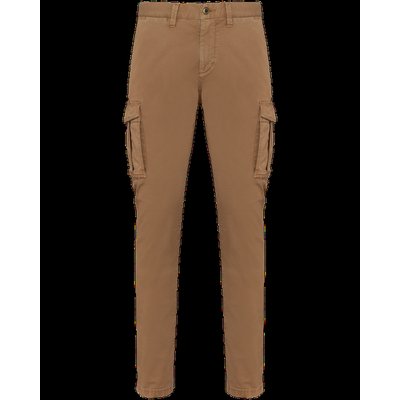 Pantalón cargo efecto lavado Washed Dark Camel 36 Fr