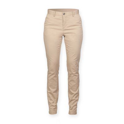 Pantalón chino stretch para mujer Stone L