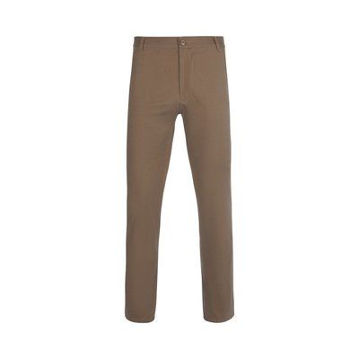 Pantalón chino unisex elástico Natural Claro 42