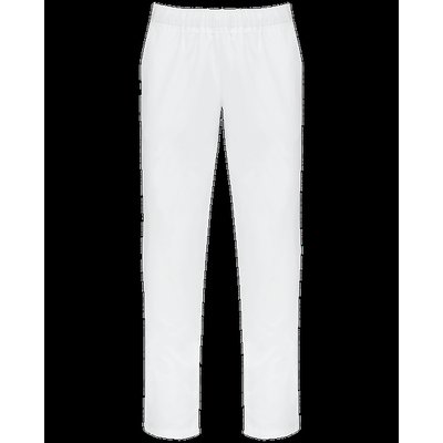 Pantalón clínica algodón unisex White 4XL