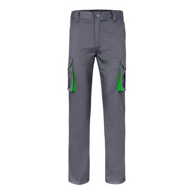 Pantalón elástico con 6 bolsillos Gris 44