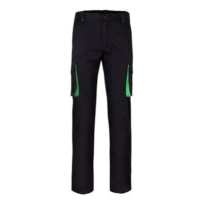 Pantalón elástico con 6 bolsillos Negro 42