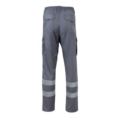 Pantalón elástico bicolor