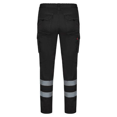 Pantalón elástico bicolor