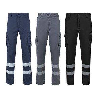 Pantalón elástico bicolor